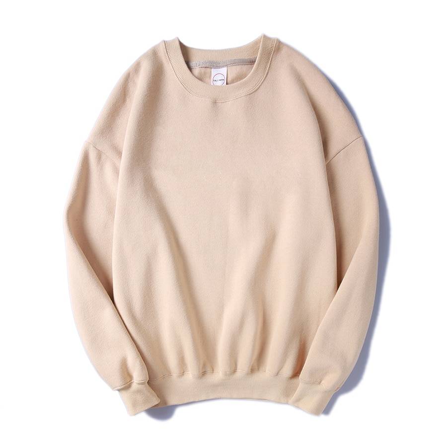 Men’s Basic Oversized Sweatshirt - Khaki / L - T-Shirts - Shirts & Tops - 11 - 2024