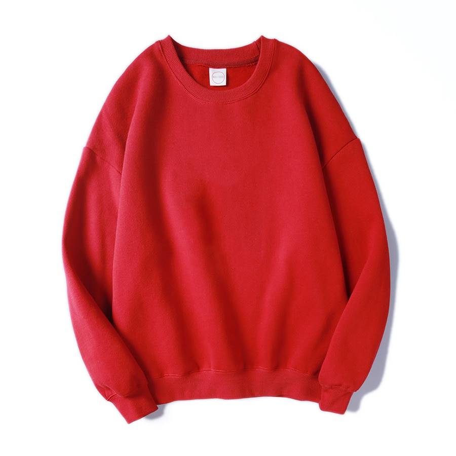 Men’s Basic Oversized Sweatshirt - Red / L - T-Shirts - Shirts & Tops - 14 - 2024