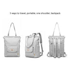 Korean Style Waterproof Laptop Backpack with USB Port - Women Bags & Wallets - Backpack - 3