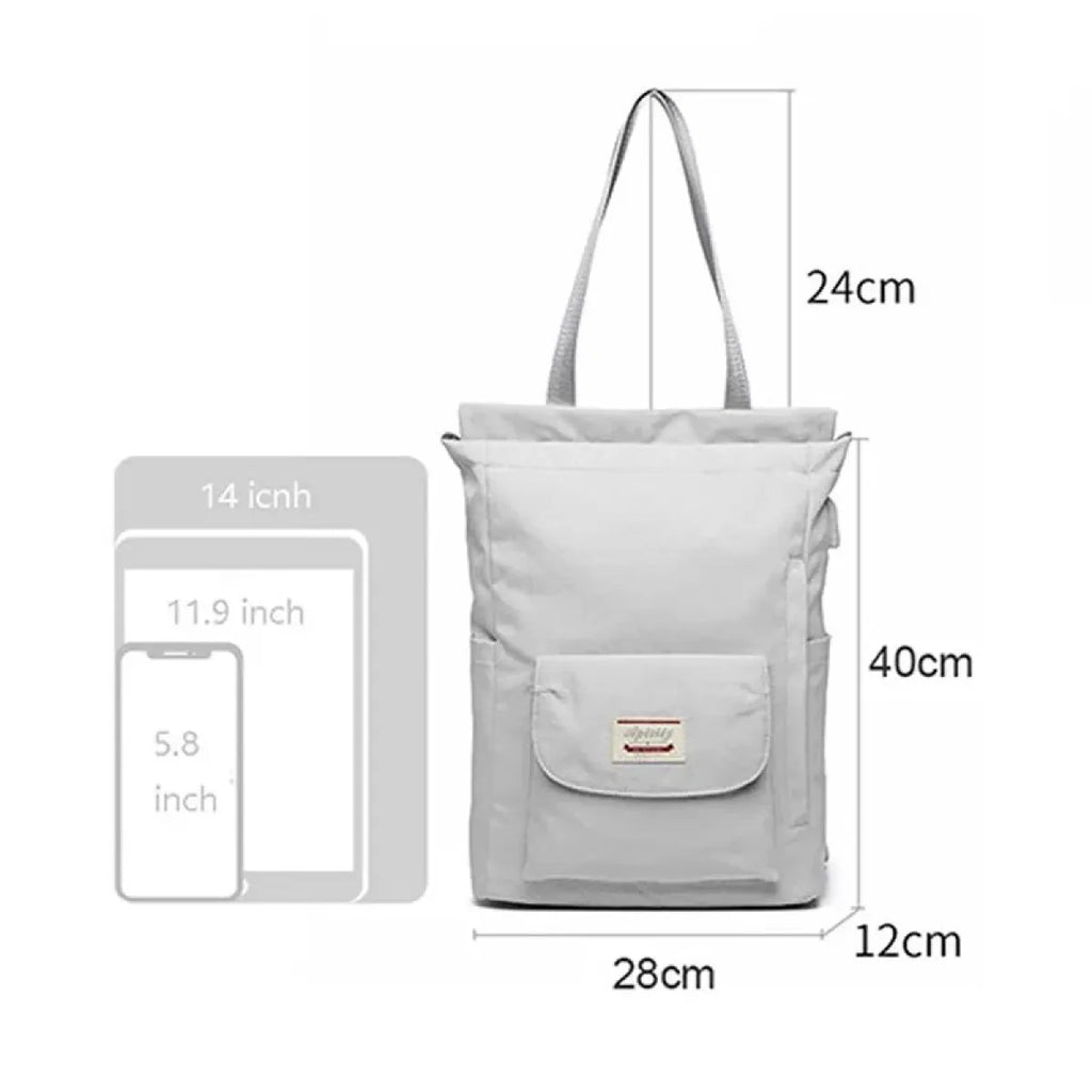 Korean Style Waterproof Laptop Backpack with USB Port - Women Bags & Wallets - Backpack - 2