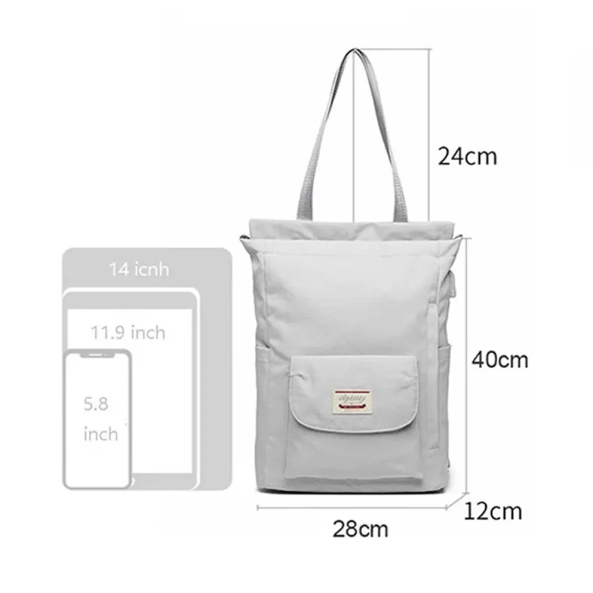 Korean Style Waterproof Laptop Backpack with USB Port - Women Bags & Wallets - Backpack - 2
