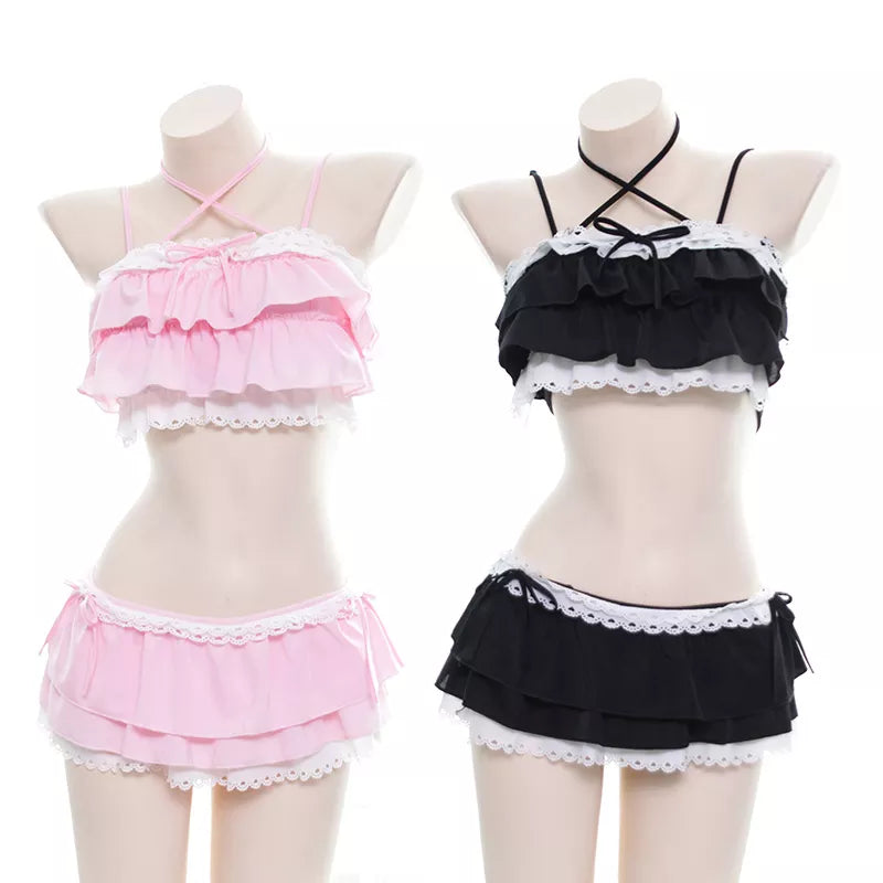 Kawaii Fashion Two-Piece Pajama Lingerie Set - Women’s Clothing & Accessories - Lingerie - 1 - 2024