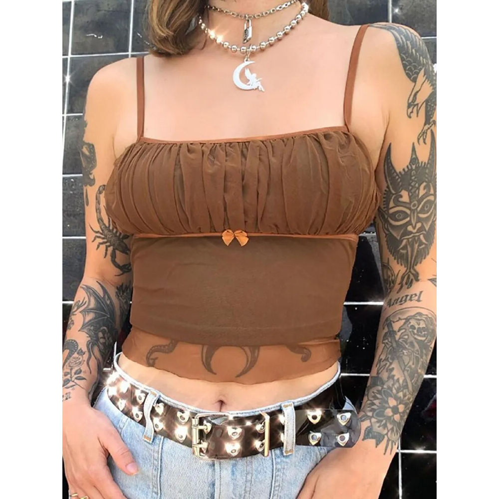 Pastel Goth Crop Tops - Women’s Clothing & Accessories - 1