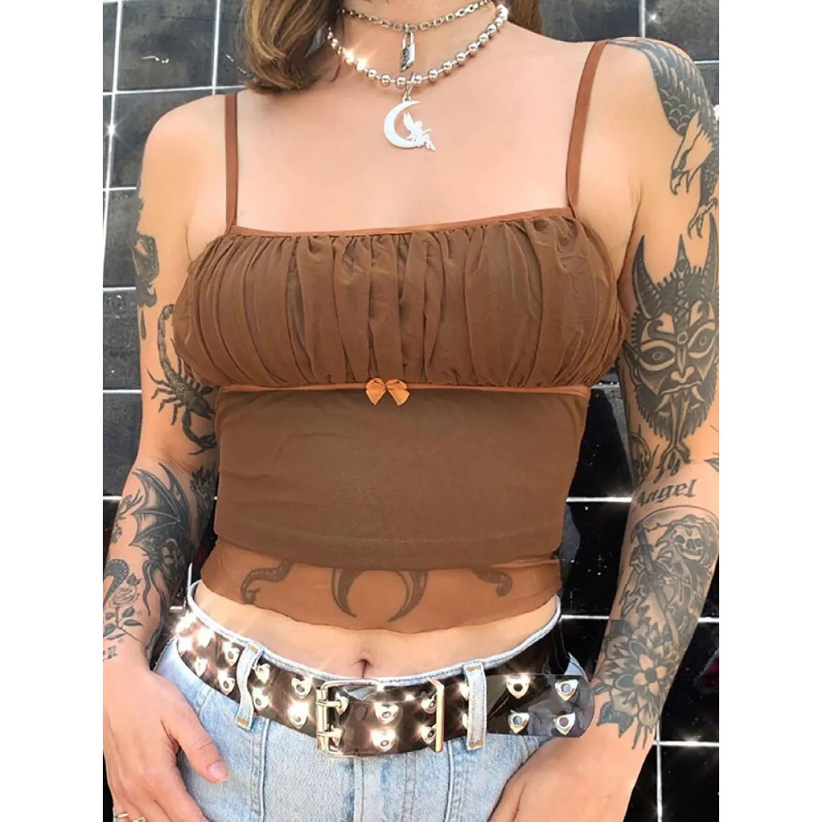 Pastel Goth Crop Tops - Women’s Clothing & Accessories - 15