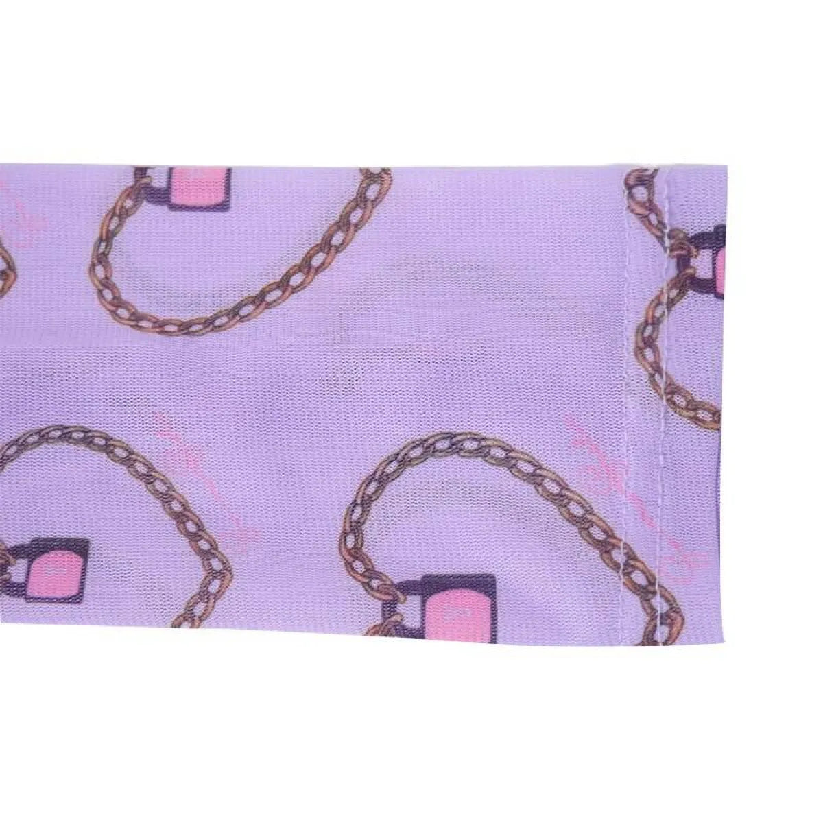 Pastel Gothic Mesh Bodysuit - T-Shirts - 11