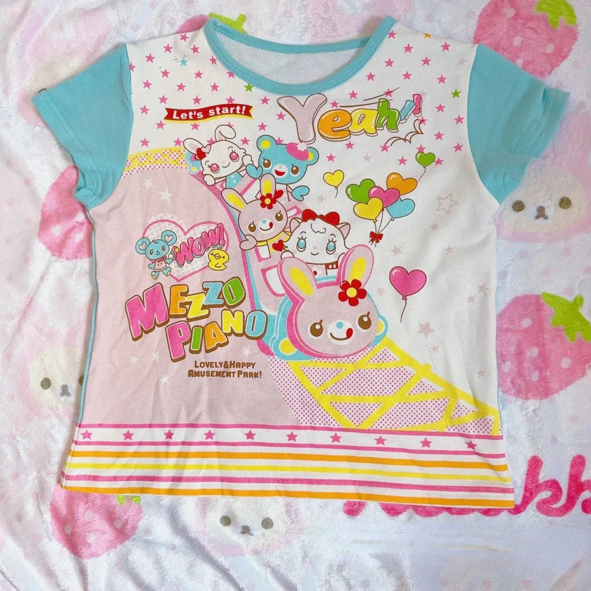 Pastel Kawaii Harajuku Crop Top – Cartoon Print Y2K Aesthetic Tee - T-Shirts - Short - Round - Crop Tops - 6
