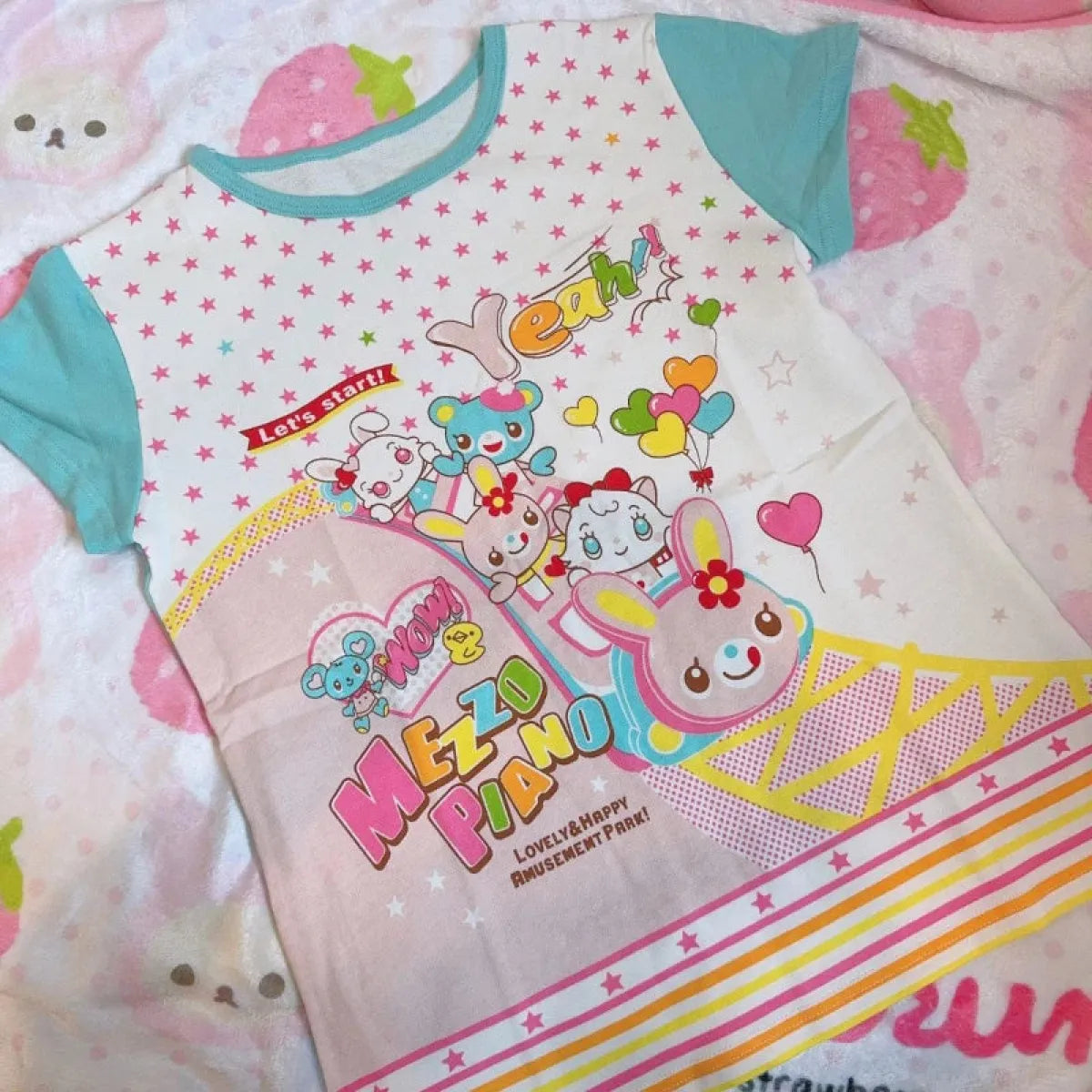 Pastel Kawaii Harajuku Crop Top – Cartoon Print Y2K Aesthetic Tee - T-Shirts - Short - Round - Crop Tops - 1