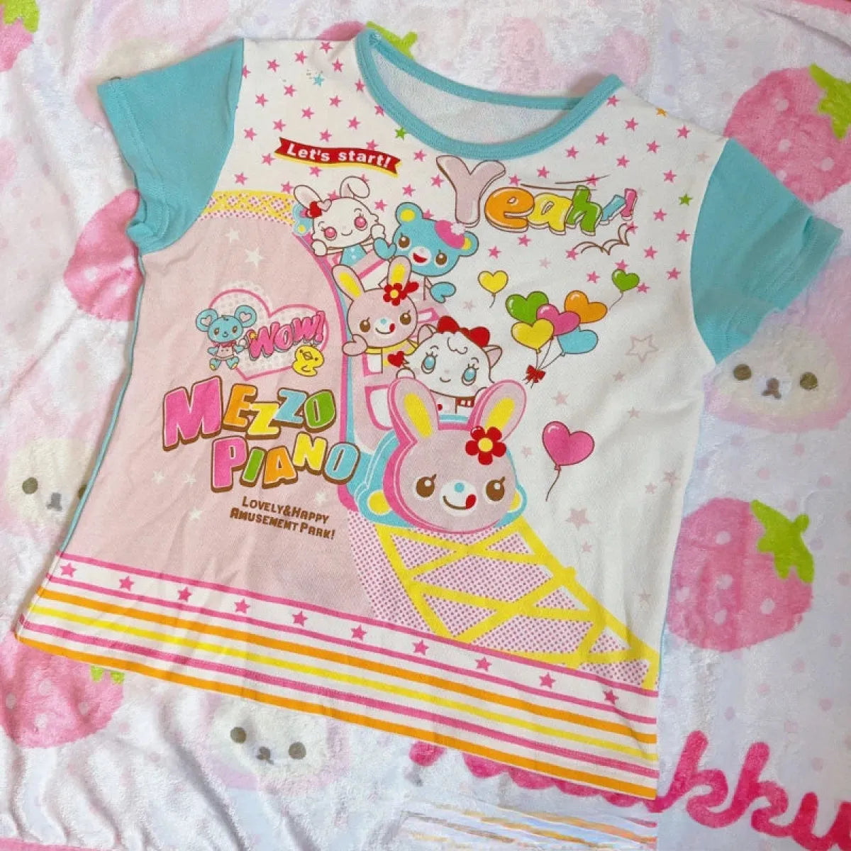Pastel Kawaii Harajuku Crop Top – Cartoon Print Y2K Aesthetic Tee - T-Shirts - Short - Round - Crop Tops - 4