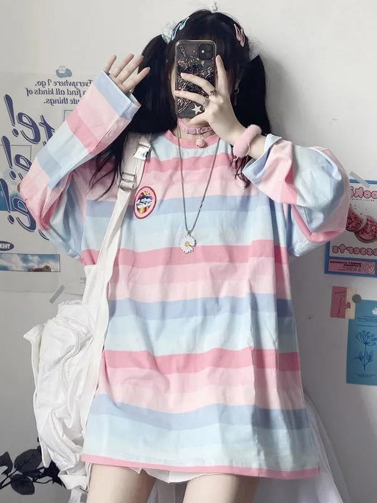 Pastel Rainbow T-Shirt - T-Shirts - Clothing - 4 - 2024