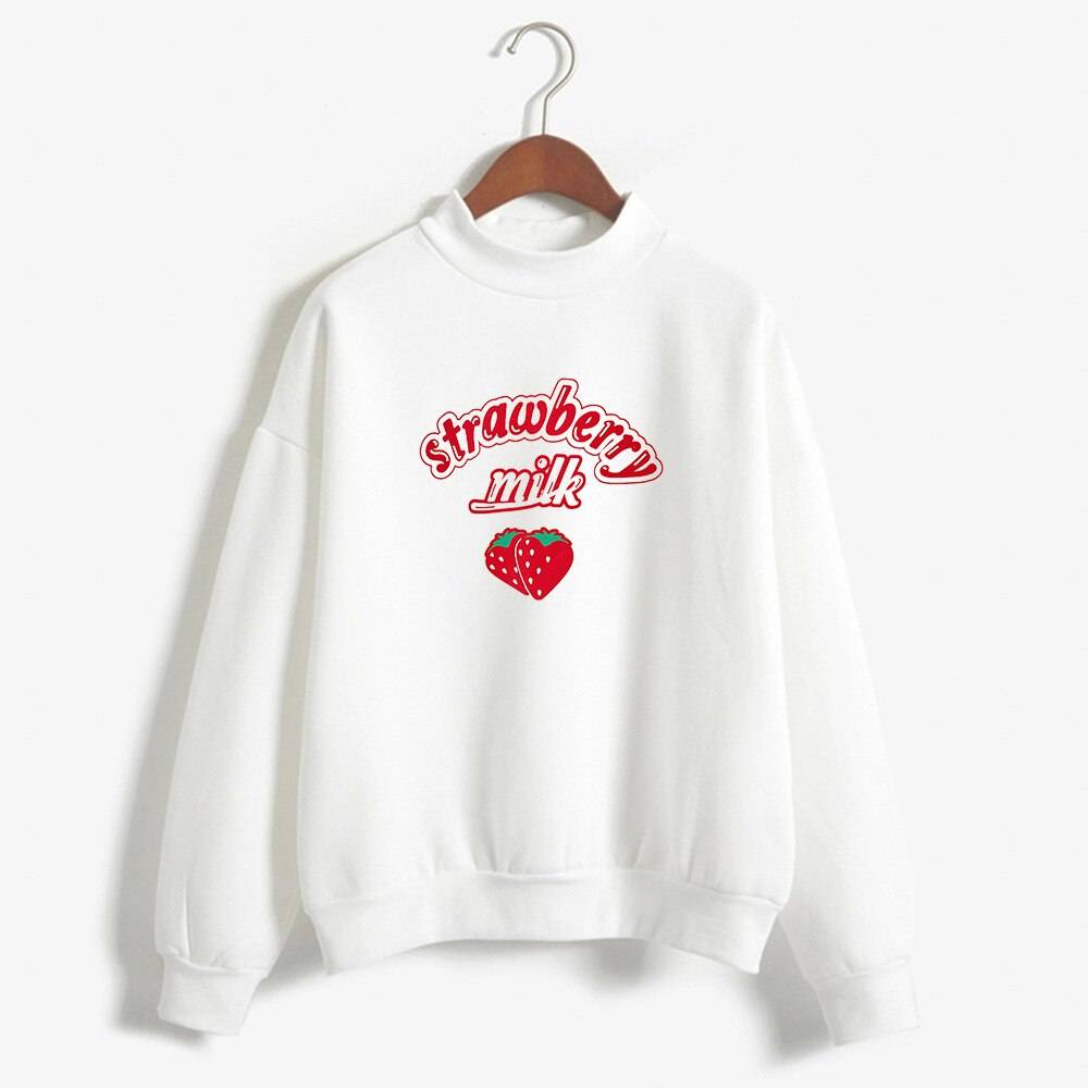 Pastel Strawberry Milk Sweater - White / XL - Sweaters - Shirts & Tops - 13 - 2024