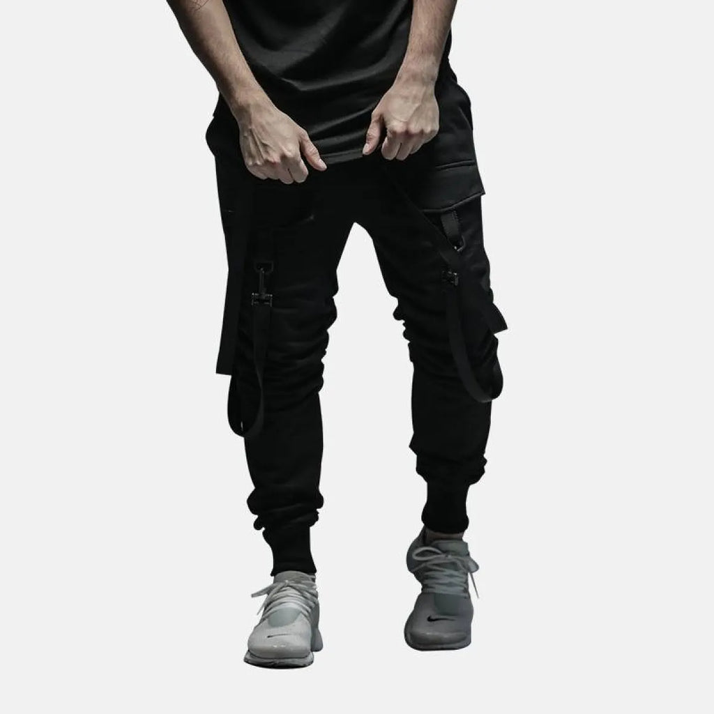 Patterned Cargo Sweatpants - Bottoms - 4