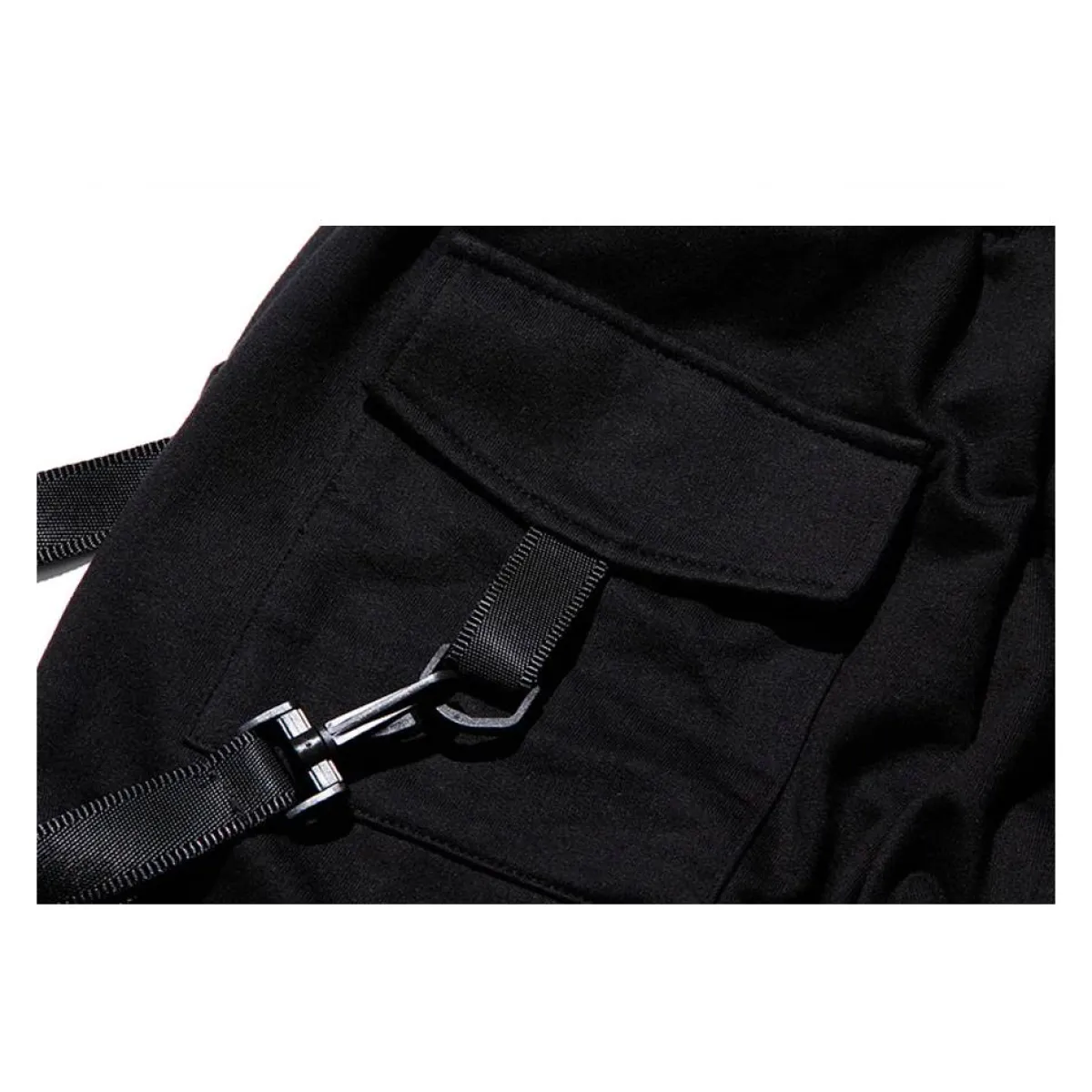 Patterned Cargo Sweatpants - Bottoms - 8