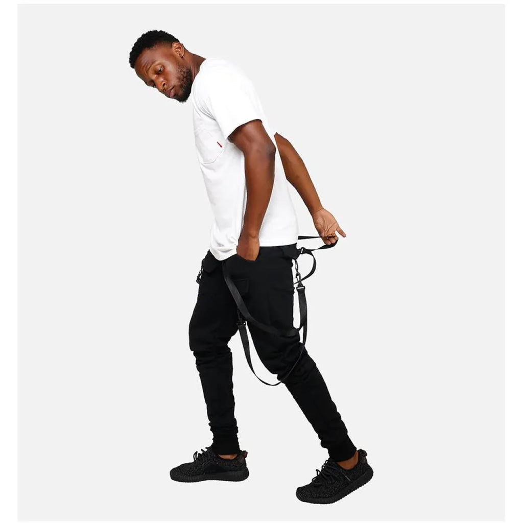 Patterned Cargo Sweatpants - Bottoms - 12