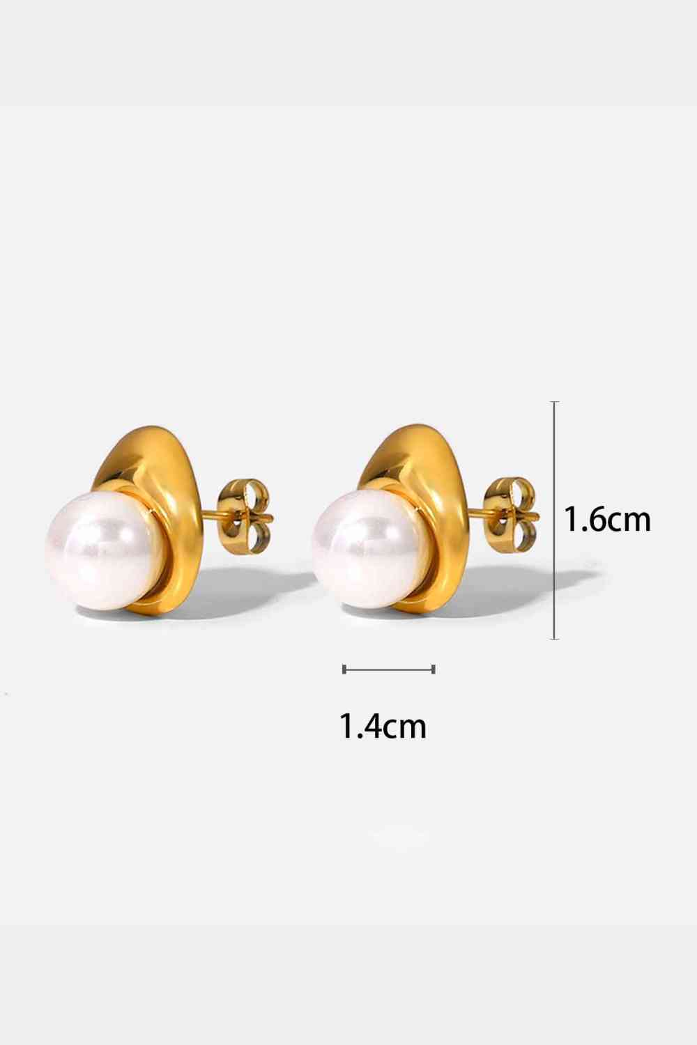 Lovelier Than Ever Pearl Stud Earrings - Gold / One Size - Women’s Jewelry - Earrings - 7 - 2024