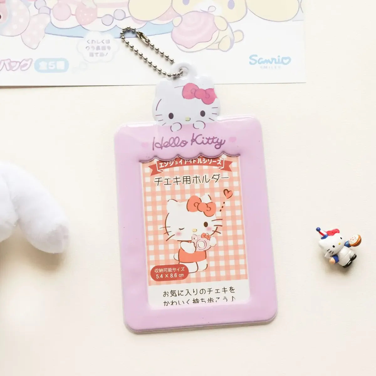 Sanrio Kawaii Character Photo Card Holder Keychain - Harajuku Style - Accessory - 11