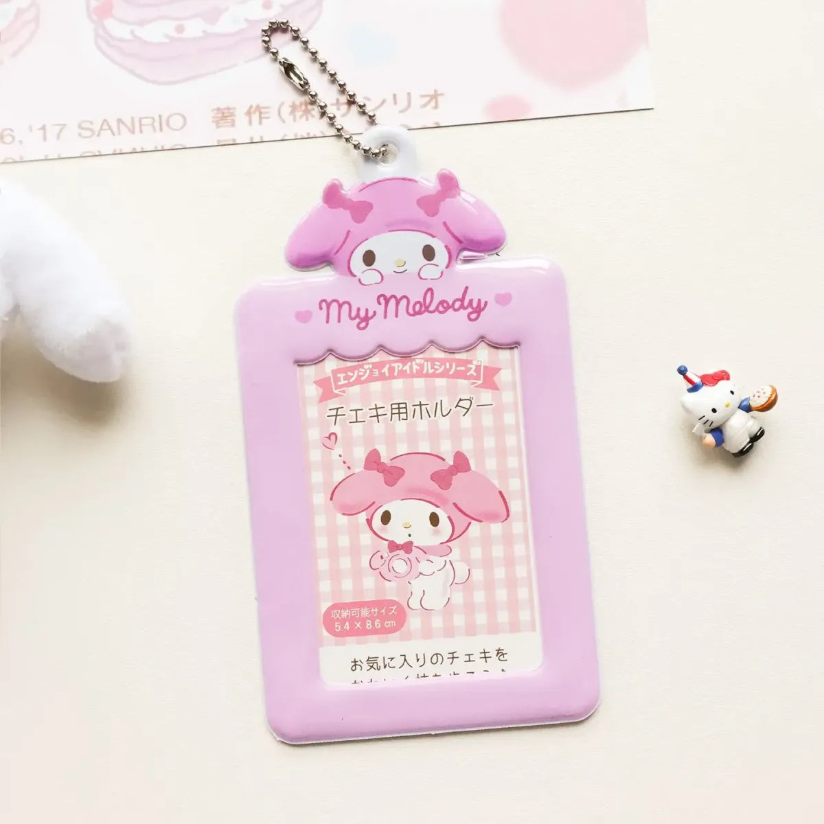 Sanrio Kawaii Character Photo Card Holder Keychain - Harajuku Style - Accessory - 7