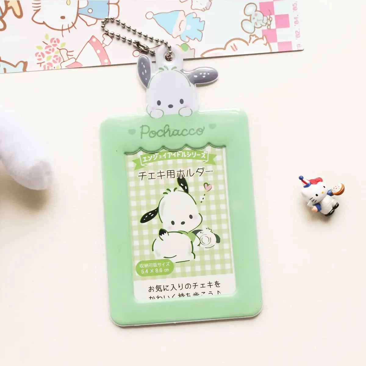 Sanrio Kawaii Character Photo Card Holder Keychain - Harajuku Style - Accessory - 8