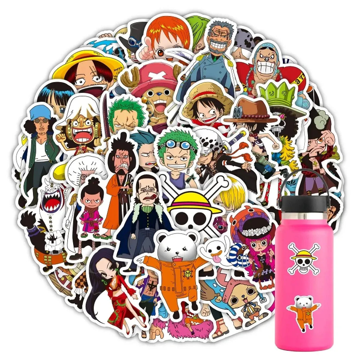 One Piece Anime Luffy Waterproof Sticker Pack - Anime - Stationary & More - 5