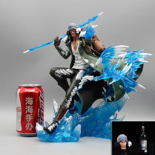 One Piece Aokiji Kuzan 30cm GK LED Figure - 2 Heads PVC Statue Gift - Toys - Action Figures - 2024 - 2 - Worldwide