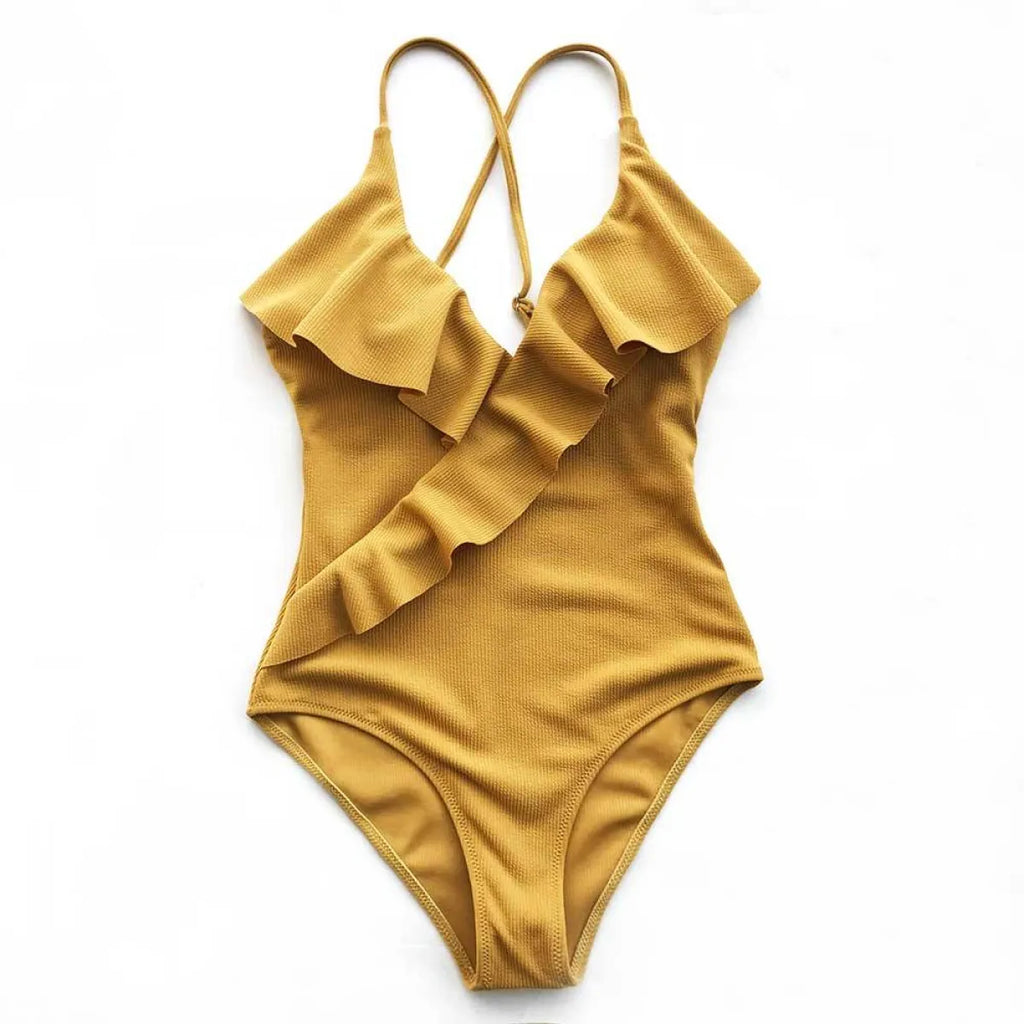 Ruffled One Piece Swimsuits - Women’s Clothing & Accessories - 11