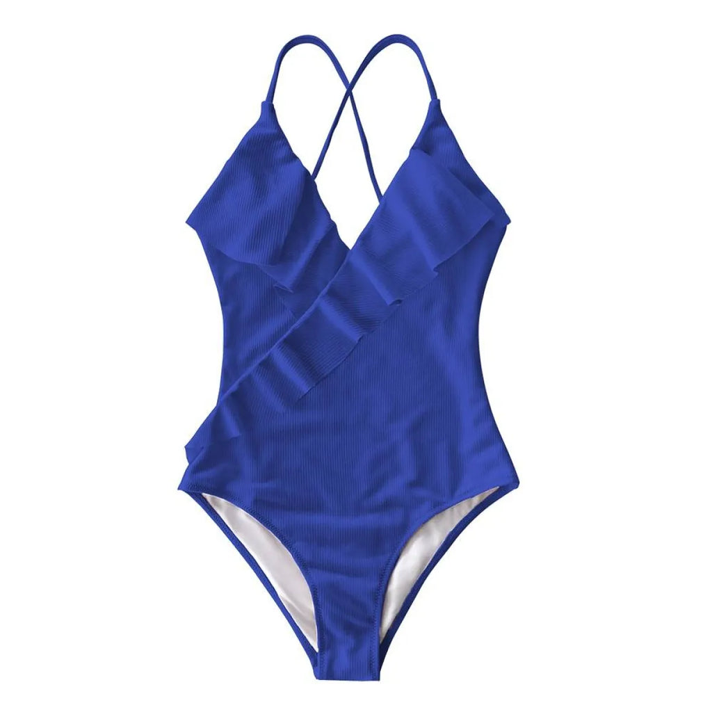 Ruffled One Piece Swimsuits - Women’s Clothing & Accessories - 14