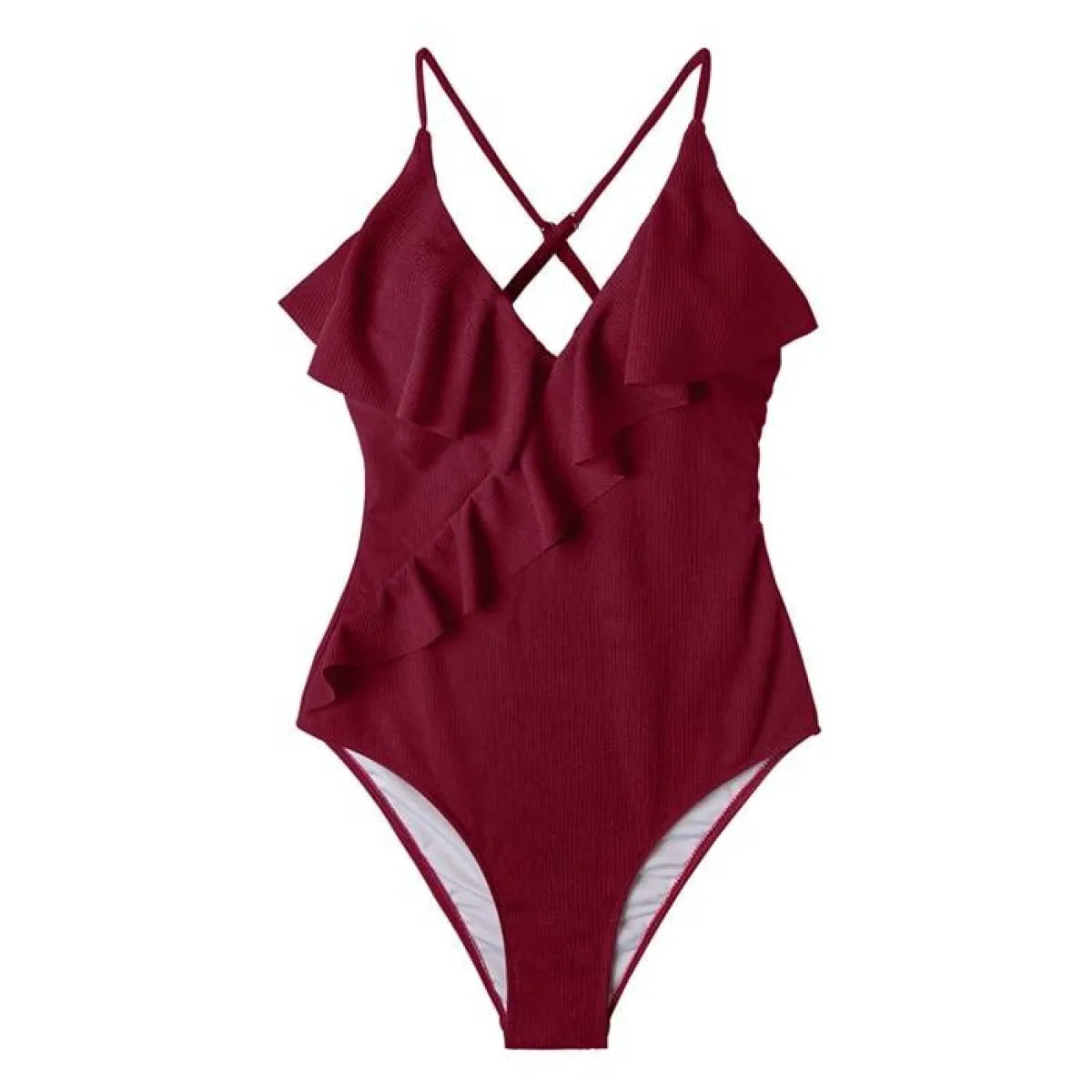 Ruffled One Piece Swimsuits - Women’s Clothing & Accessories - 16