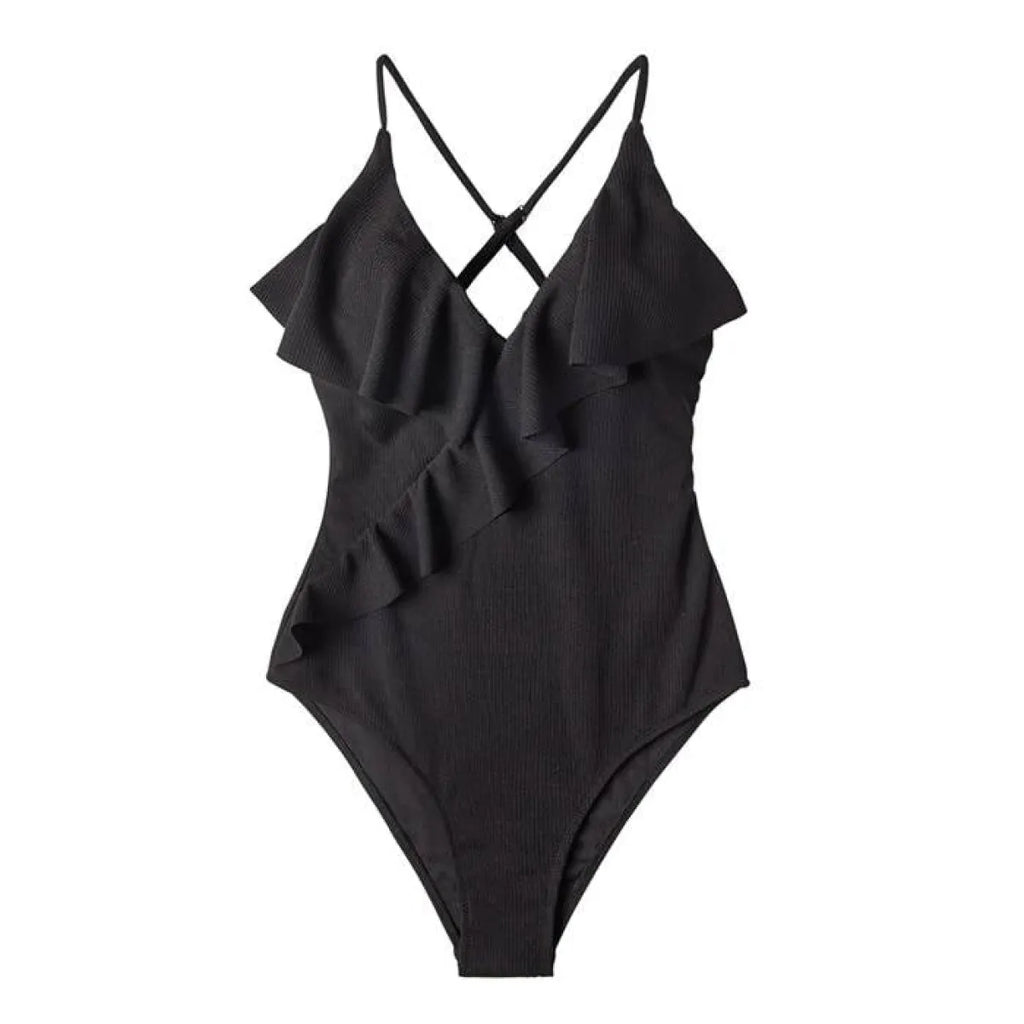 Ruffled One Piece Swimsuits - Women’s Clothing & Accessories - 18