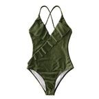 Ruffled One Piece Swimsuits - Women’s Clothing & Accessories - 19