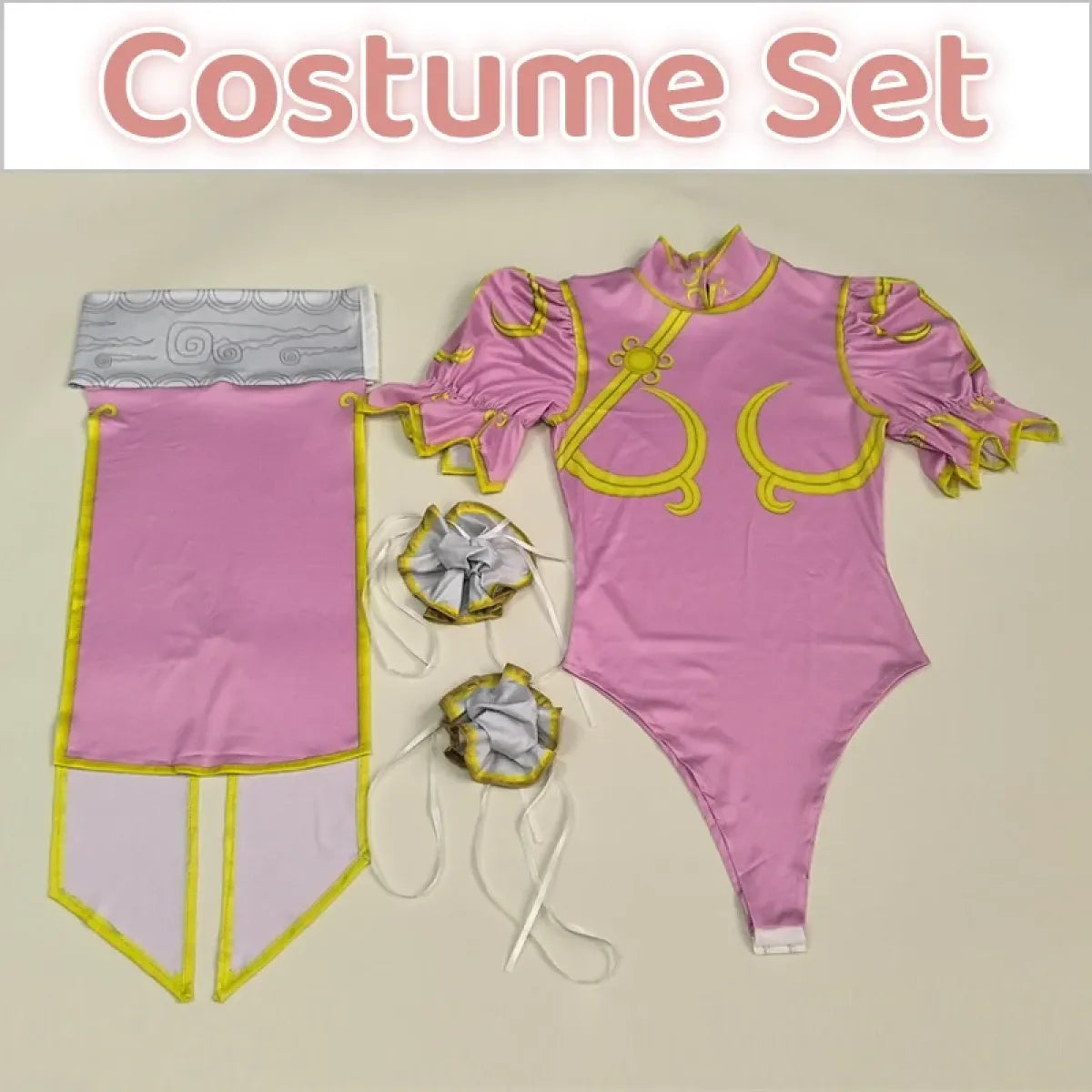 Pink Bunny Cheongsam Cosplay Set - Dresses - Cosplay - 5