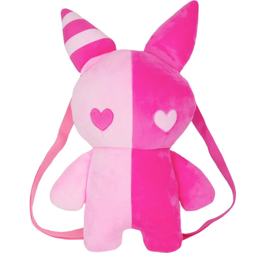 Rabbit Plush Backpack – Pink (20”) - Women Bags & Wallets - Stuffed Animals - 1