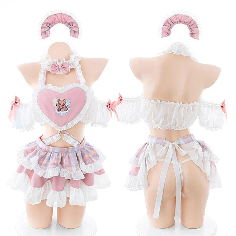 Cake Maid Uniform - Cute Pink Lolita Dress - Pink / One Size - All Dresses - Costumes - 1 - 2024