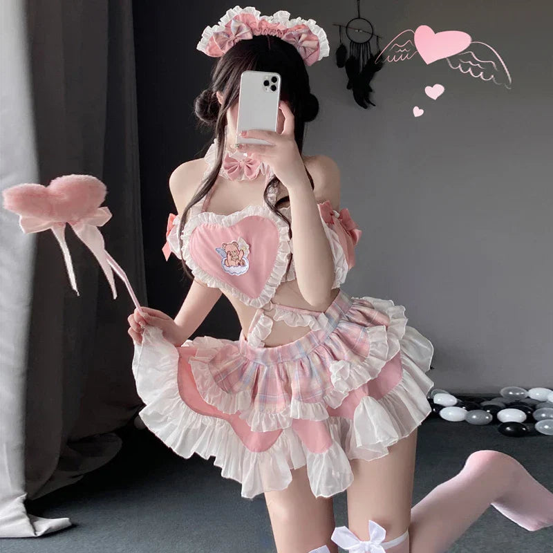 Cake Maid Uniform - Cute Pink Lolita Dress - All Dresses - Costumes - 10 - 2024