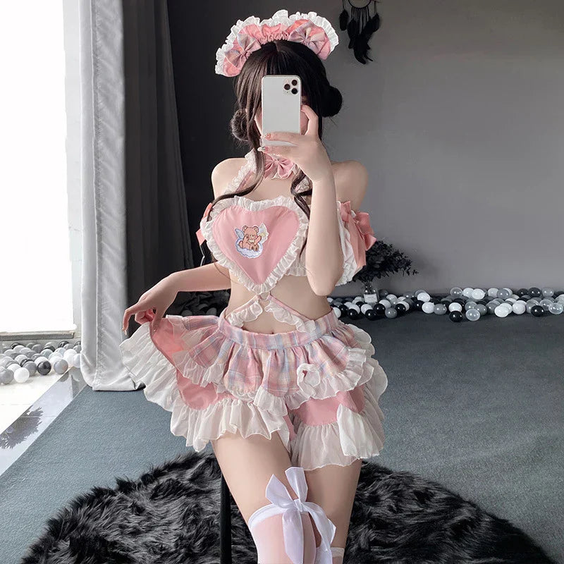 Cake Maid Uniform - Cute Pink Lolita Dress - All Dresses - Costumes - 9 - 2024