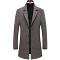 Plaid Button Coat - Men’s Clothing & Accessories - 11