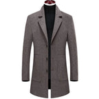 Plaid Button Coat - Men’s Clothing & Accessories - 2