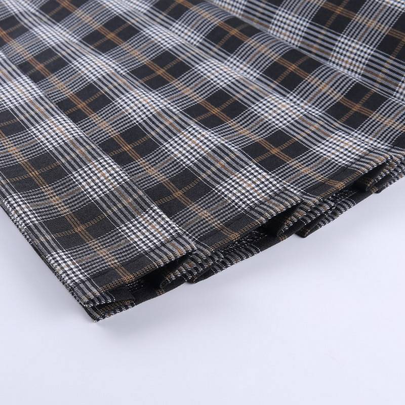 Grunge Plaid Pleated Mini Skirt - Bottoms - Shirts & Tops - 19 - 2024