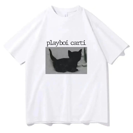 Playboi Carti Oversized Hip-Hop T Shirt - White / S - T-Shirts - Shirts & Tops - 2 - 2024