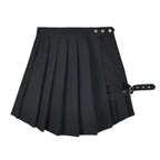 Pleated Gothic Mini Skirt – High Waist Punk Cosplay Shorts - Bottoms - Skirts - 10