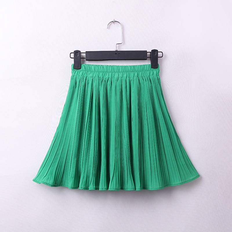 Pleated Mini Skirt Tulle - Bottoms - Skirts - 17 - 2024