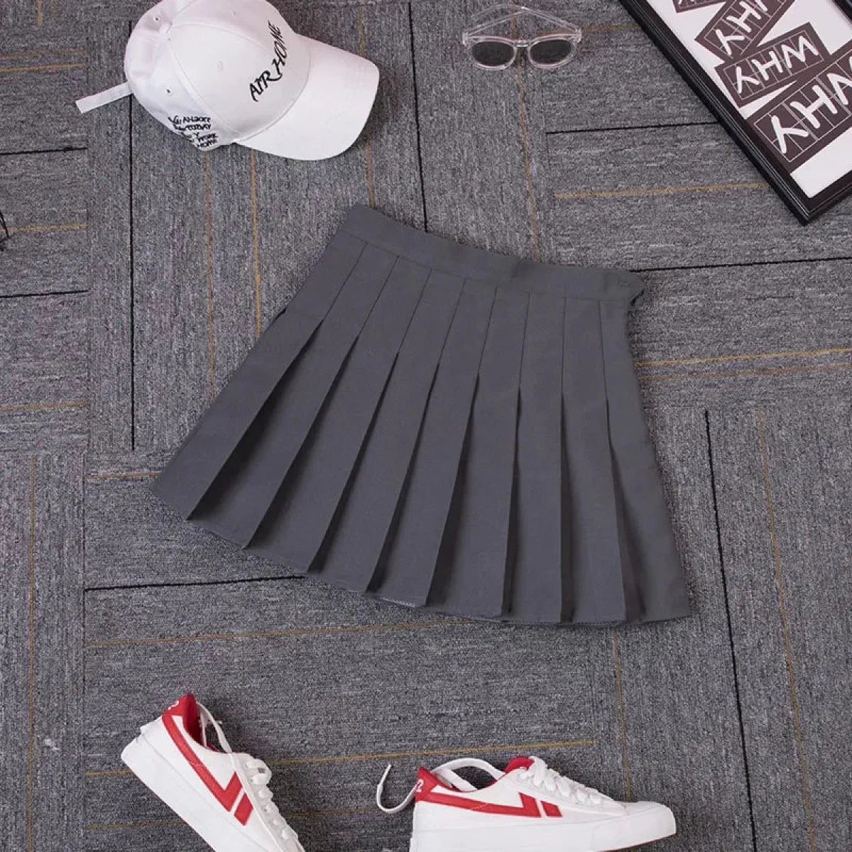 Preppy Harajuku Plaid Pleated Mini Skirt – Kawaii Schoolgirl Style - Bottoms - Skirts - 13