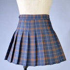 Preppy Harajuku Plaid Pleated Mini Skirt – Kawaii Schoolgirl Style - Bottoms - Skirts - 6