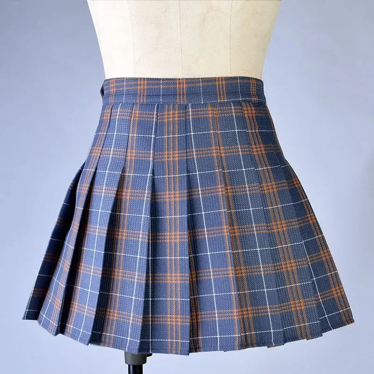 Preppy Harajuku Plaid Pleated Mini Skirt – Kawaii Schoolgirl Style - Bottoms - Skirts - 6