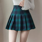Preppy Harajuku Plaid Pleated Mini Skirt – Kawaii Schoolgirl Style - Bottoms - Skirts - 8