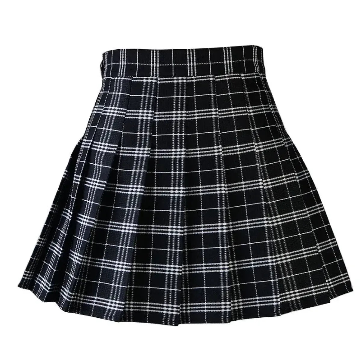 Preppy Harajuku Plaid Pleated Mini Skirt – Kawaii Schoolgirl Style - Bottoms - Skirts - 14