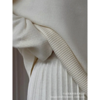 Cozy Knit O-Neck Sweater & Pleated Skirt Set - Bottoms - Sweater / Pullover - 6