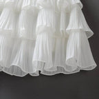 Pleated Summer Skirt - Bottoms - 6