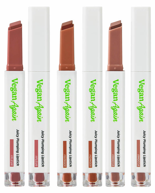 Vegan Again Juicy Plumping Lipstick Gloss Glow