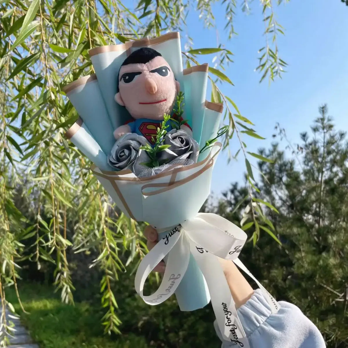 Superhero Plush Bouquet – Spider-Man & Captain America Gift Set - Plushies - Plushie - 9