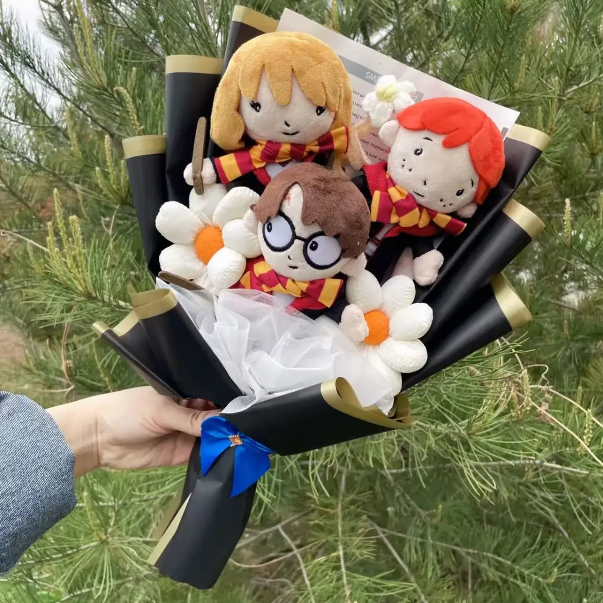 Harry Potter Plush Bouquet – Handmade Cute Graduation Gift for Fans - Plushies - Plushie - 3