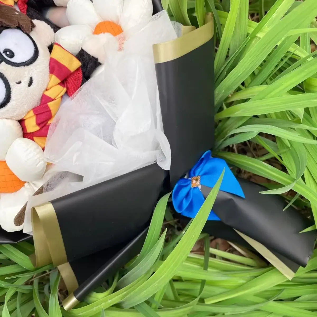 Harry Potter Plush Bouquet – Handmade Cute Graduation Gift for Fans - Plushies - Plushie - 4